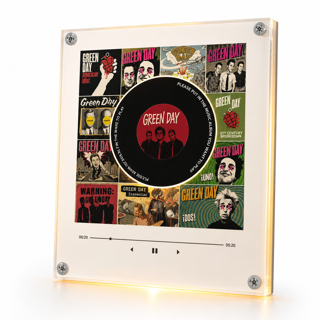 Green Day Mini Record Player