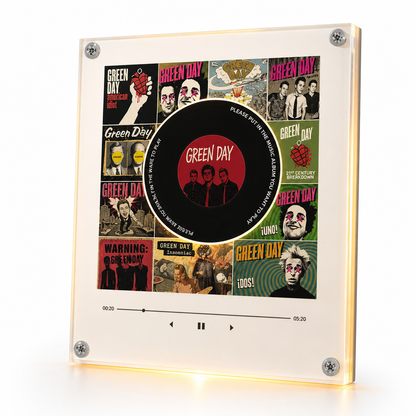 Green Day Mini Record Player