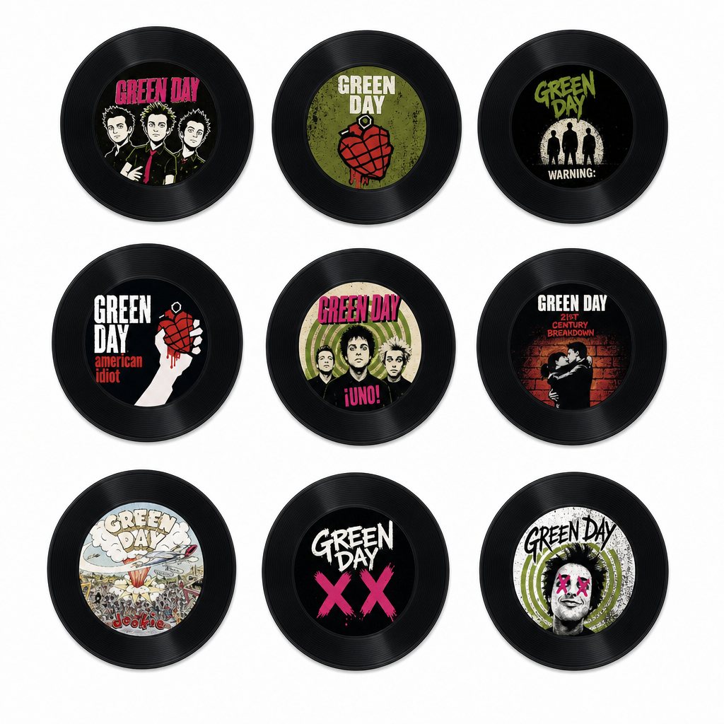 Green Day Mini Record Player