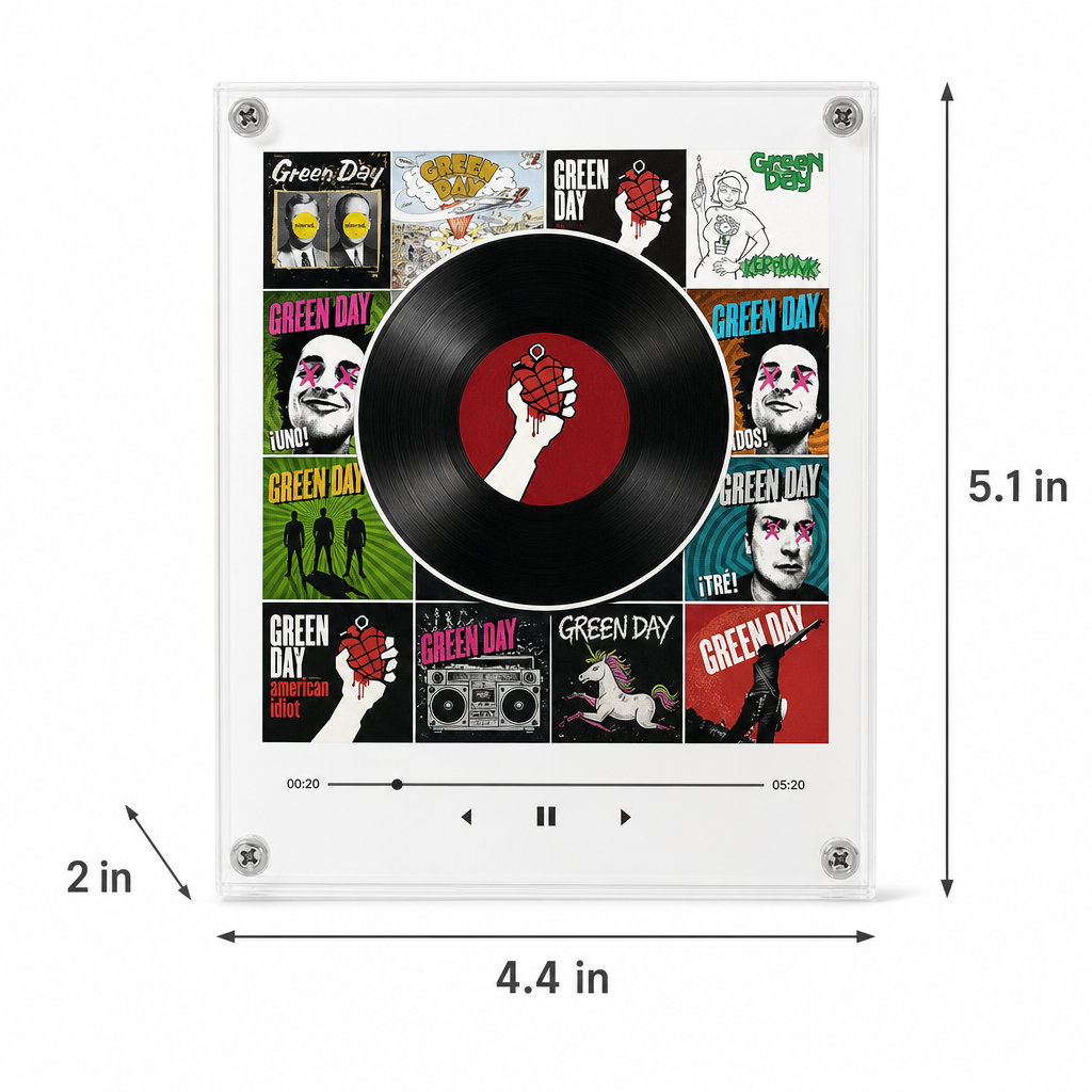 Green Day Mini Record Player